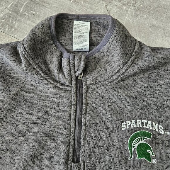 Russell Athletic Men Size XL Michigan State Spartans Gray College Pullover Top - Picture 10 of 16